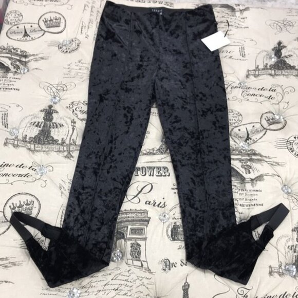 1.state Crushed Velvet Stirrup Leggings - Picture 3 of 8